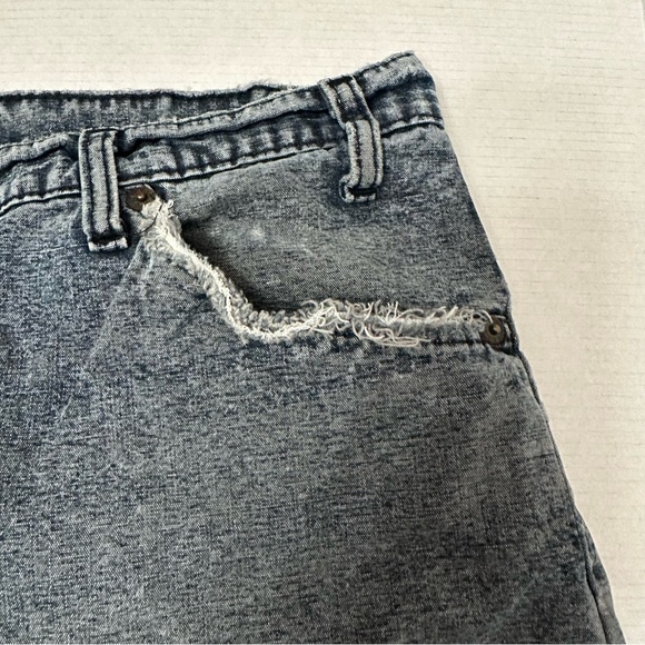 Levi’s 550 90’s Baggy Jeans 35x32 Blue Tabs Dark Wash Denim Grunge Streetwear - Picture 6 of 12